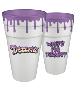 WHAT’S FOR DEZZERT? PURPLE DOUBLE CUP